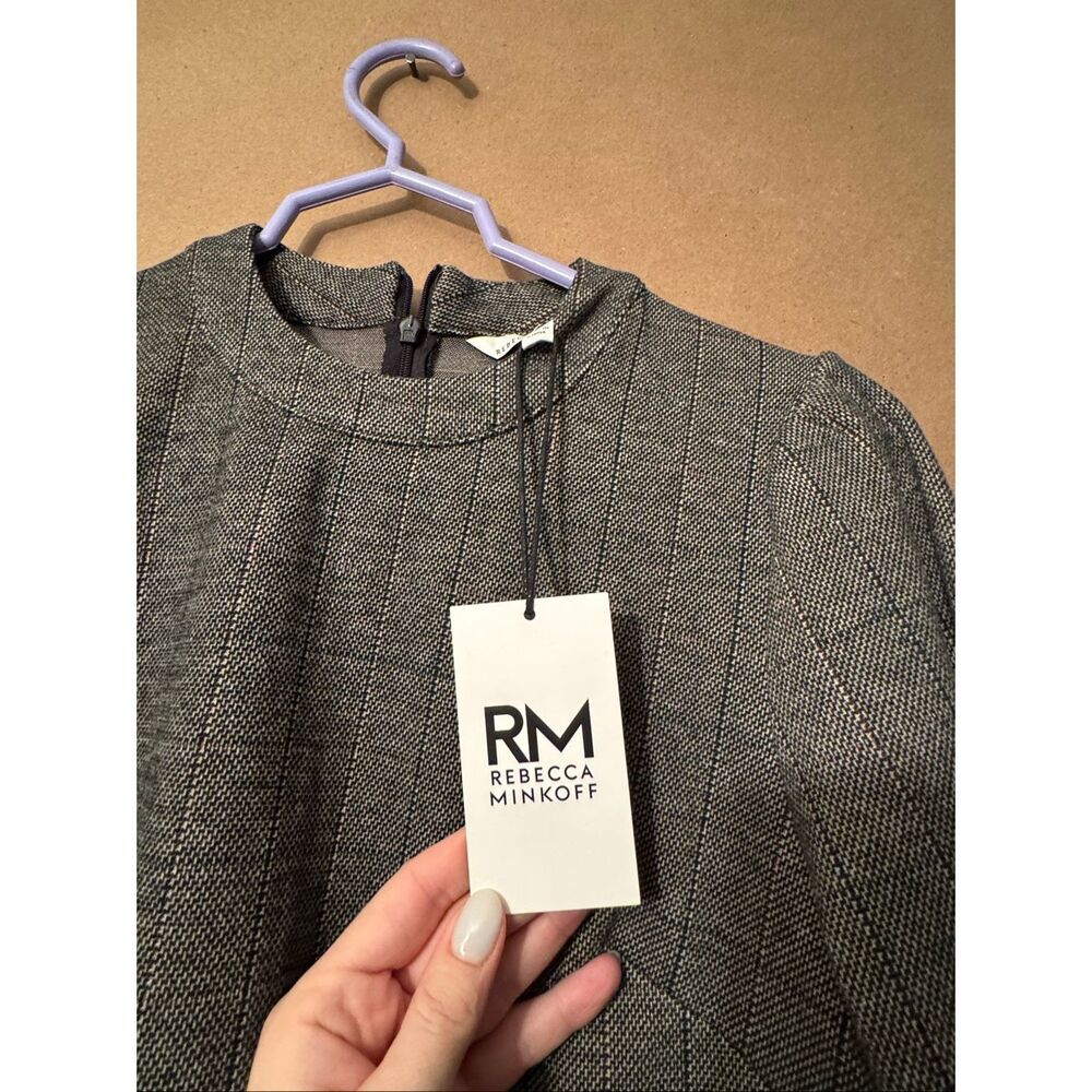 NWT Rebecca Minkoff Tweed Long Sleeve Dress - Picture 6 of 9